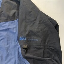 REI Elements RN#37249 Unisex Blue/Black Under Arms Zipper Hooded Jacket Size L image 15