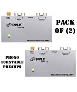 Pack of (2) Pyle PP444 Ultra Compact Phono Turntable Preamp / Amplifier ... - €34,62 EUR