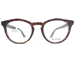 Etro Eyeglasses Frames ET2632 220 Brown Blue Round Full Rim 50-20-140 - £51.31 GBP