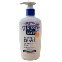 Kiss My Face 4 in 1 Moisture Shave 11 oz Lavender Shea Vegan New - Shelf... - $276.37 MXN
