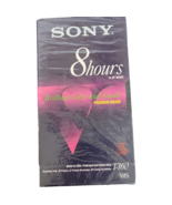 Sony T-160 Premium Grade VHS Blank Tapes EP 8 Hours Factory Sealed NEW O... - $13.86
