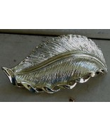 Nice Vintage Silver Tone Leaf Pin, VERY GOOD CONDITION - $128.08 MXN