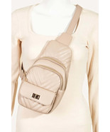 Fame Faux Leather Cushioned Sling Bag - €32,99 EUR