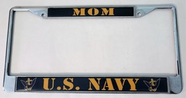 License Plate Frame U.S. Navy ~ Mom Metal Weatherproof Car Accessories - £8.92 GBP