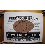 The Cristal Méthode Affiche Dj Hyper Avril 13 The Agora Cleveland Rock V... - $183.73 CAD