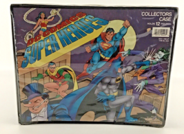 DC Comics Super Heroes Collectors Case Action Figure Holder Vintage 80s ... - $39.55