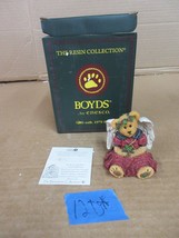 Boyds Bears Noelle the Angel Bear Yuletide Blessings 4034155 Christmas Figurine - £36.23 GBP