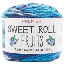 Premier Yarns Sweet Roll Fruits Yarn-Blueberry - £11.11 GBP