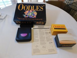 1992 OODLES Electronic Card Board Game Milton Bradley Hasbro 3+ Adult timer used - $25.73
