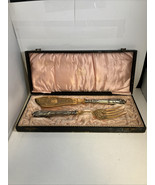 Two Piece Scandinavian Gilt 833 Silver Handled Fish Service Flatware - $223.96 CAD