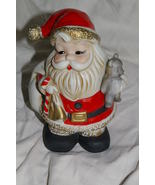 Vintage Homco Santa Bank with Stopper Figurine 5610 Home Interiors &amp; Gifts - £10.37 GBP