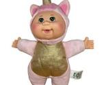 CPK Cabbage Patch Kids Cuties Doll Pink Unicorn Costume 9&quot; Plush Read - £10.16 GBP