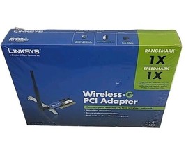 Linksys Wireless-G PCI Adapter Desktop Wi-Fi Card 2.4GHz Network 54Mbps WMP54G - £9.11 GBP