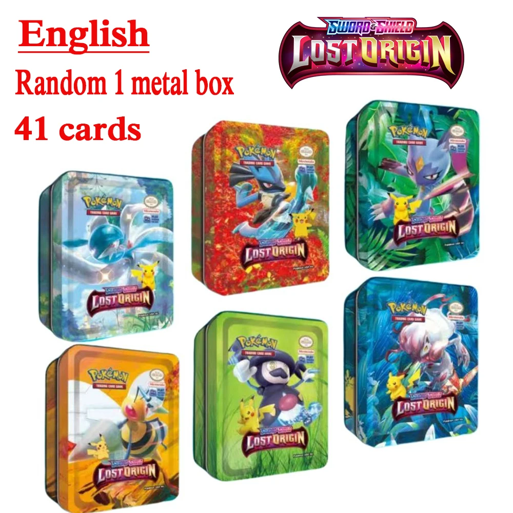 2023 New Lost Origin Pokemon Card Iron Box 41/48 Card Game Hobbies Colle... - $8.74+