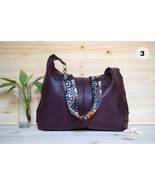 Leather women tote bag, Crossbody hobo purse, Shoulder bag, handbag, Lap... - £33.83 GBP