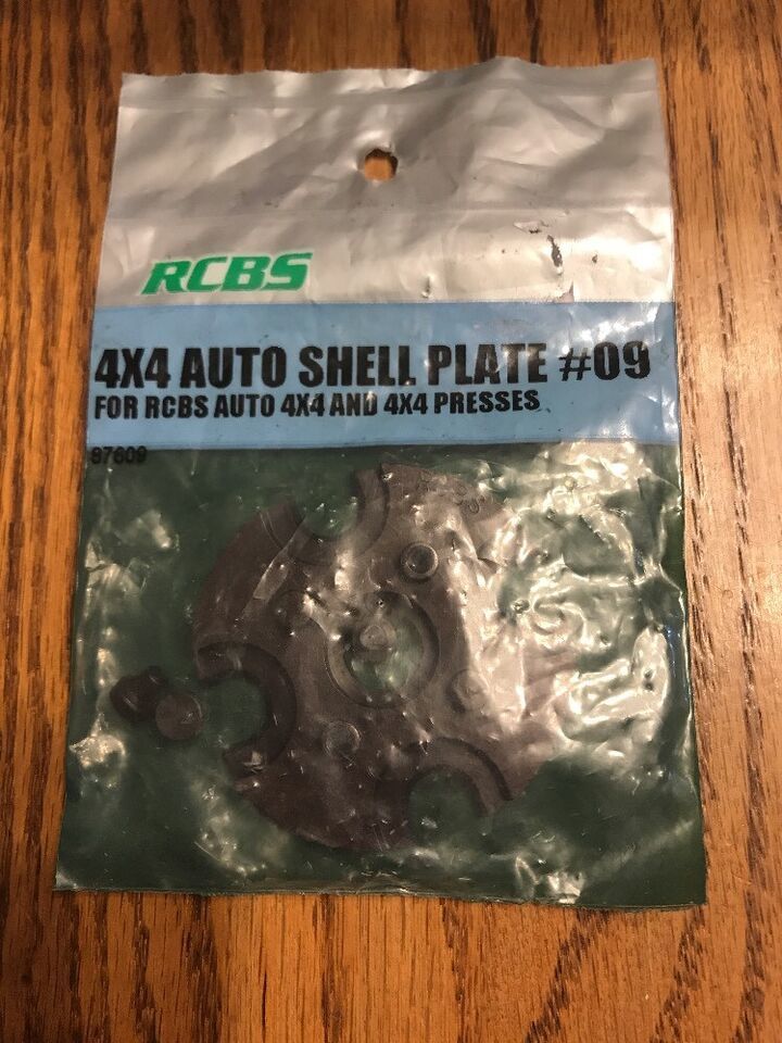 RCBS 4X4 Auto Shell Plate #09 For RCBS AUTO 4X4 &amp; 4X4 Presses 87609 Ship... - $168.18