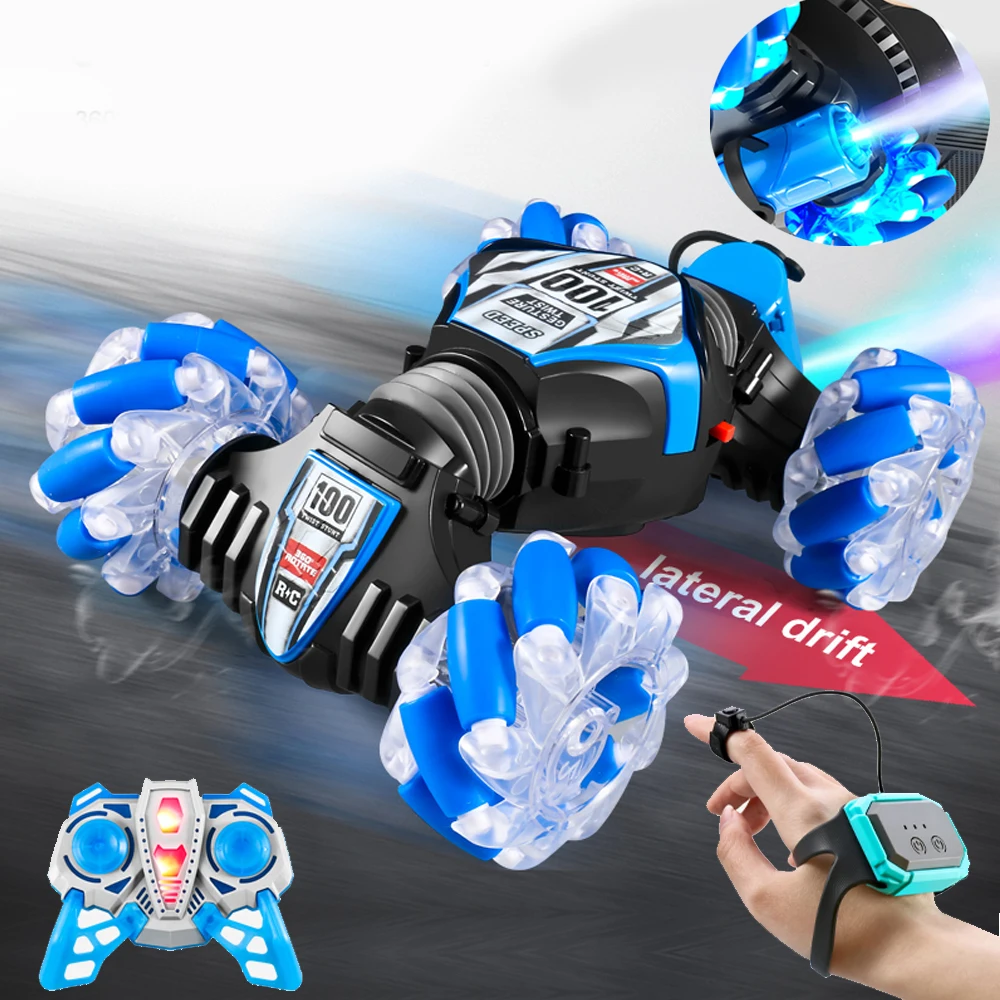 Remote Control Car RC Gesture Sensing Stunt Car Drift Spray High Speed 360° Off - £37.47 GBP+