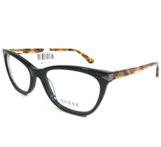 Guess Eyeglasses Frames GU2668 001 Black Brown Tortoise Cat Eye 52-16-140 - £32.66 GBP