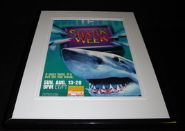Shark Week 1995 Disovery Channel Framed 11x14 ORIGINAL Advertisement - £27.23 GBP