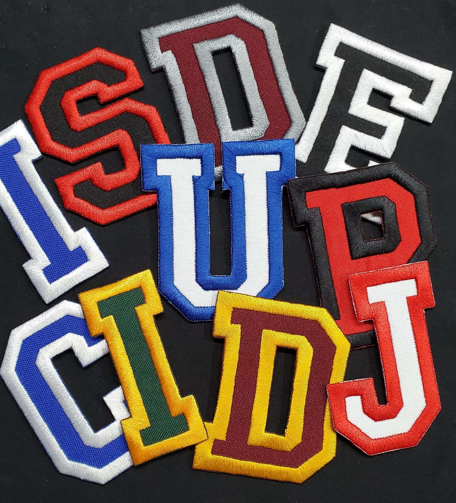 2&quot; Letters A To Z College Varsity Letterman Embroidered Applique Iron On... - $4.47