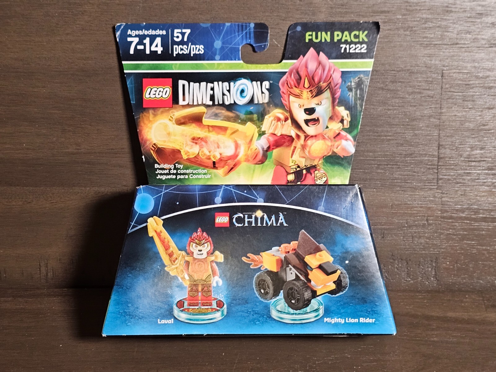 NEW! Lego Dimensions  71222 Chima Fun Pack Lava1 and Mighty Lion Rider S... - $8.86