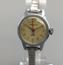 Vintage Caravelle Bulova Watch Women Silver Tone 21mm Manual Wind 1976 - $34.64