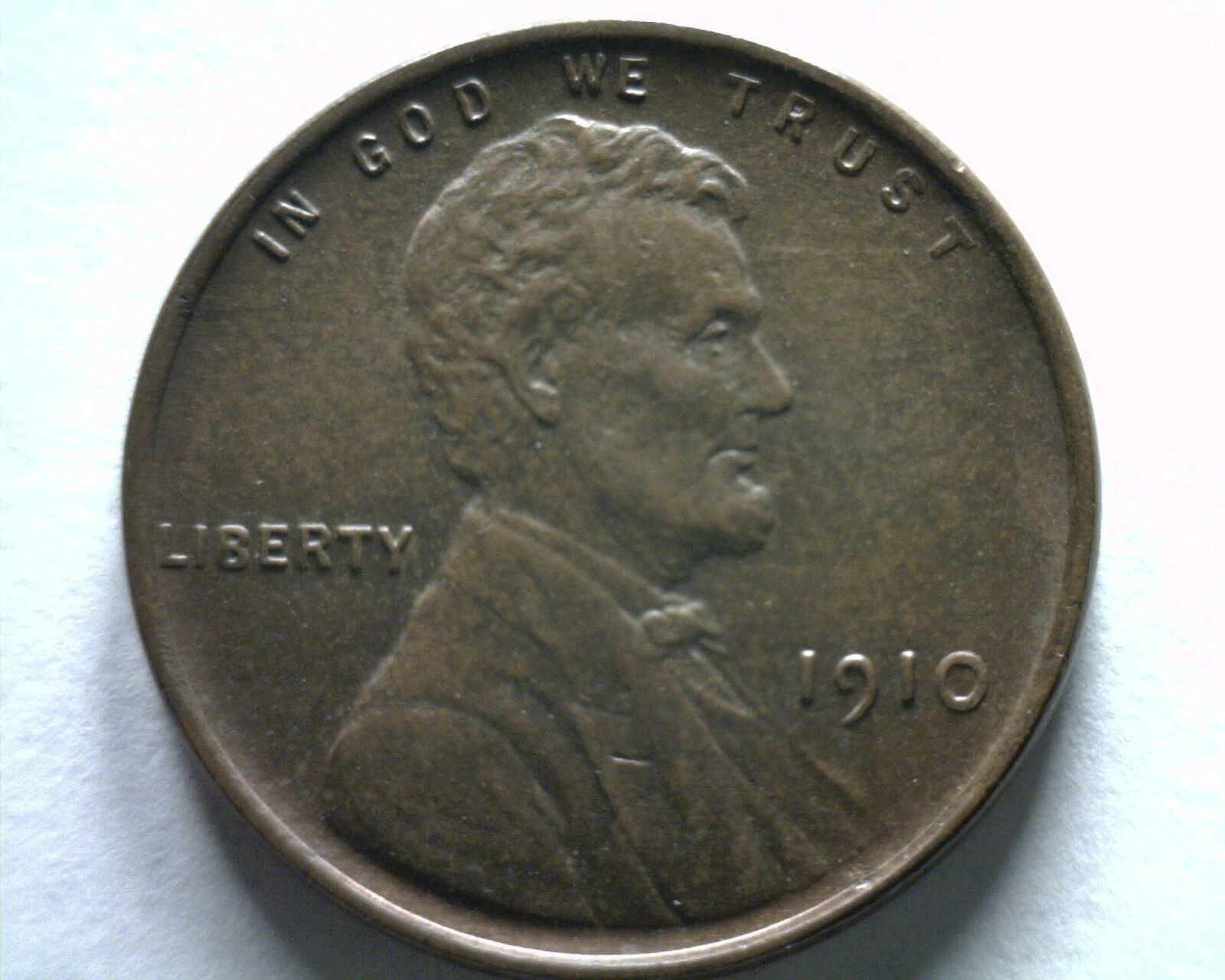 1910 LINCOLN CENT PENNY CHOICE UNCIRCULATED / GEM BROWN CH UNC. /GEM BR ORIGINAL - $60.00