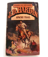 Vintage 1985 J.D. Hardin Paperback &quot;Apache Trail&quot; Western Novel - £6.28 GBP