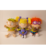 VTG Rugrats Mattel Chuckie Finster Tommy &amp; Angelica Pickles Plush 1998 2... - £22.36 GBP