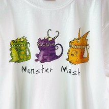Kid&#39;s Halloween T Shirt Monster Mash Youth Medium NEW Custom Orders Poss... - £9.72 GBP