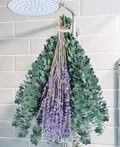 121 Pcs Eucalyptus Stems Lavenders Flowers Bundles for Shower 17&#39;&#39; Upgrade Hangi - £27.44 GBP
