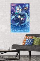 Hatsune Miku Premium Wall Poster Mounted on Foarm Board 22&quot; x 34&quot; Wall Art - £40.15 GBP