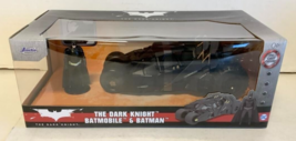 NEW Jada Toys 98261 Batman Dark Knight BATMOBILE 1:24 DieCast w/Batman Figure - £26.19 GBP