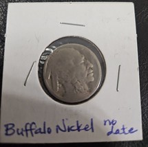 RARE UNDATED FEATHER BUFFALO NICKEL 19??, NO MINT - $60.78