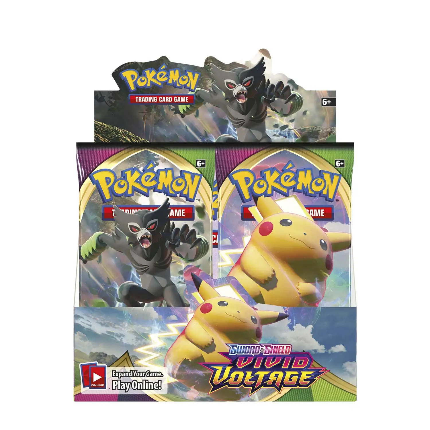Game Fun Play Toys Pokémon TCG: A &amp; Shield-Vivid Voltage Booster Display Box (36 - $54.00