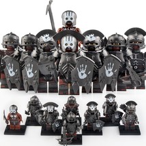 8pcs Uruk-hai army Heavy Armor Orc soldiers The Lord of the Rings Minifigures - £14.38 GBP