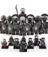 8pcs Uruk-hai army Heavy Armor Orc soldiers The Lord of the Rings Minifi... - $331.15 MXN