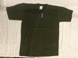 NWT&#39;s PUDALA MILITARY STYLE OD GREEN SHORT SLEEVE SHIRT 100% COTTON SIZE... - £12.83 GBP