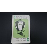 1965 Mystery Date board game replacement card green # 3 bowling bag &amp; shoes - £3.90 GBP