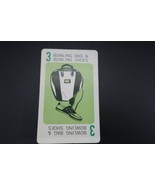 1965 Mystery Date board game replacement card green # 3 bowling bag &amp; shoes - $6.84 CAD