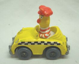 Vintage 1983 Playskool Jim Henson Sesame Street BERT Diecast Toy Car 1980's - $14.85