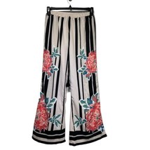 Flying Tomato Women&#39;s High Waist Wide Leg Floral Pants Size M - £19.41 GBP