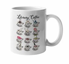 Literary Coffee. Reading And Palpitations Coffee &amp; Tea Mug For English Teachers, - £16.06 GBP