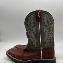 Twisted X Tech X MXW0004 Mens Green Brown Pull On Western Boots Size 8 D - $69.29