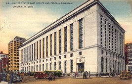 1940&#39;s U.S. Post Office &amp; Federal Building, Cincinnati, Ohio - £5.10 GBP