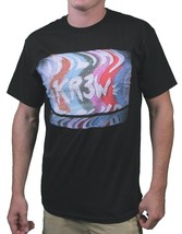 KR3W Skateboarding Mens Black Static Noise Wall Art Regular T-shirt K52594 NWT - £11.85 GBP