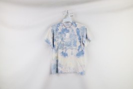 Vintage 90s Womens Small Spell Out Acid Wash Berlin Polar Bear T-Shirt Blue - £19.74 GBP