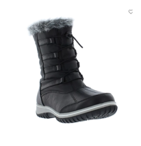 Totes Womens Adele Ii Flat Heel Snow Boots Zipper Black Size 8 New in Box - £25.31 GBP