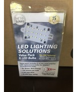 LED Lighting Solutions Value Pack 6 LED Bulbs New SMD Technology 906/921 - €43,21 EUR