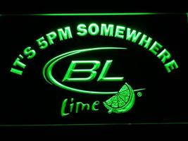 Bud Light Lime It&#39;s 5pm Somewhere LED Neon Sign Decor Crafts - £20.33 GBP+